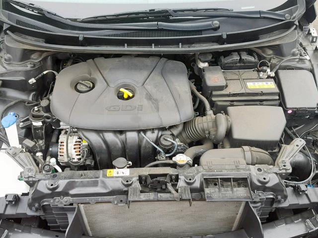 KMHD35LH1GU316786 - 2016 HYUNDAI ELANTRA GT BLACK photo 7