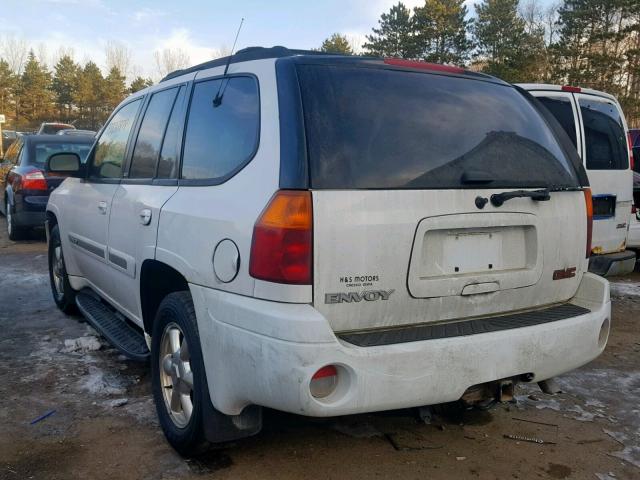 1GKDT13S622341233 - 2002 GMC ENVOY WHITE photo 3