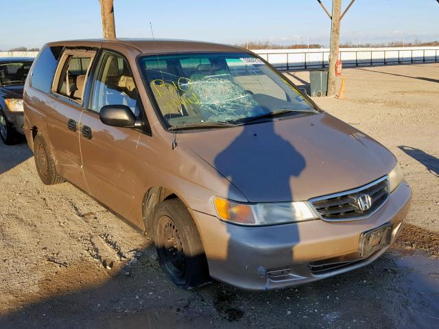 2HKRL18552H500231 - 2002 HONDA ODYSSEY LX GOLD photo 1