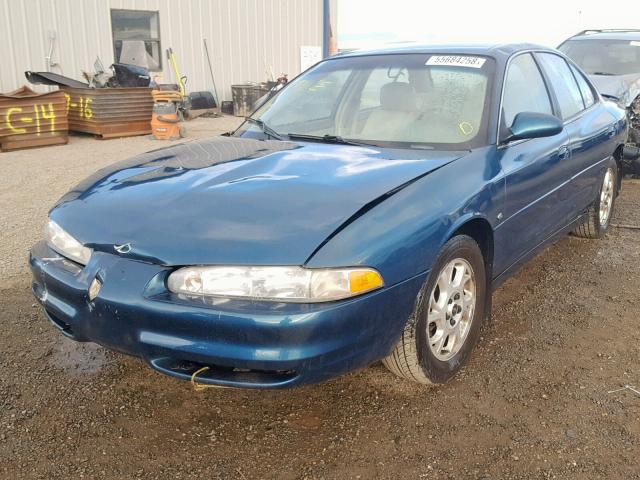 1G3WS52H52F178488 - 2002 OLDSMOBILE INTRIGUE G BLUE photo 2