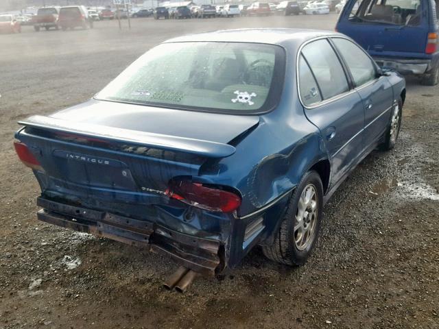 1G3WS52H52F178488 - 2002 OLDSMOBILE INTRIGUE G BLUE photo 4