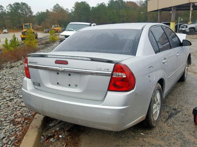 1G1ZT52825F255163 - 2005 CHEVROLET MALIBU LS 灰色 照片 4