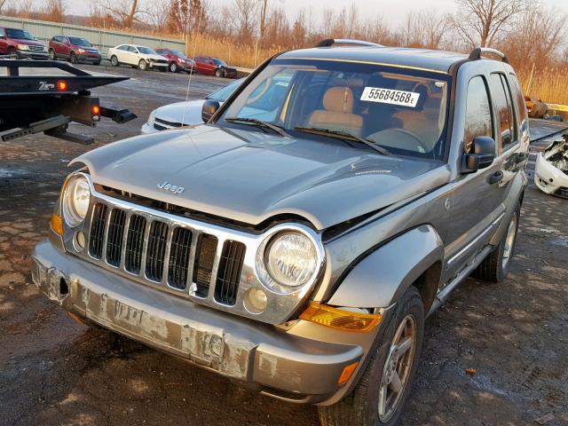 1J4GL58K06W203141 - 2006 JEEP LIBERTY LI TAN photo 2