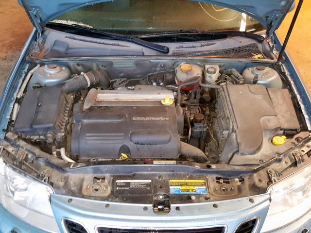 YS3FD49Y671117870 - 2007 SAAB 9-3 2.0T GRAY photo 7