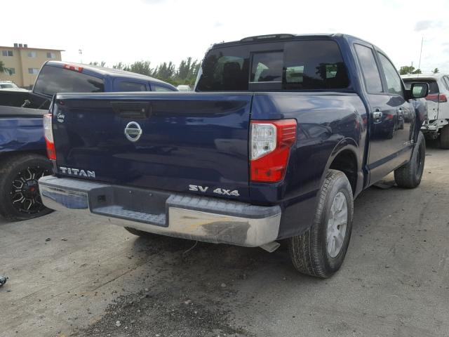 1N6AA1EJ0JN501853 - 2018 NISSAN TITAN S BLUE photo 4