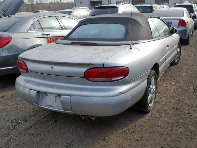 3C3EL45H6YT313690 - 2000 CHRYSLER SEBRING JX SILVER photo 4