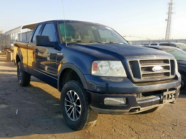 1FTPX14594NA10170 - 2004 FORD F150 BLUE photo 1