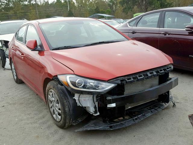 5NPD74LF9HH149896 - 2017 HYUNDAI ELANTRA SE RED photo 1