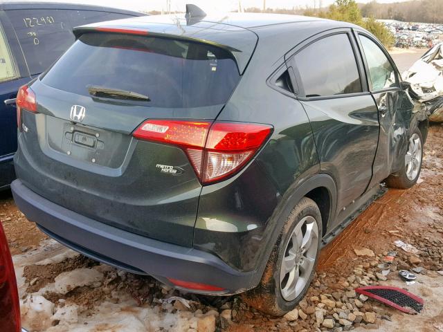 3CZRU5H59GM726529 - 2016 HONDA HR-V EX GREEN photo 4