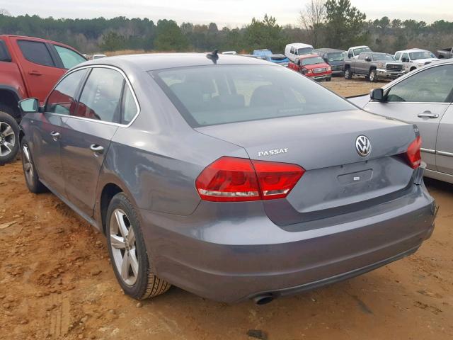 1VWAT7A37EC032508 - 2014 VOLKSWAGEN PASSAT S GRAY photo 3