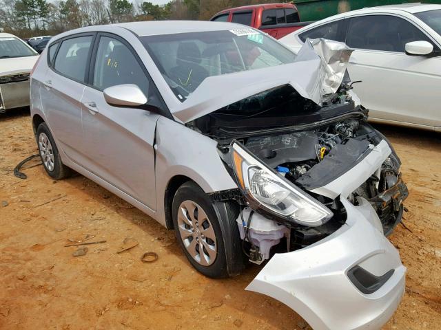 KMHCT5AE8HU325376 - 2017 HYUNDAI ACCENT SE SILVER photo 1