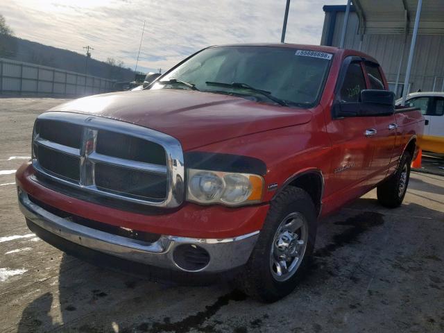 3D7KA28D14G250640 - 2004 DODGE RAM 2500 S RED photo 9