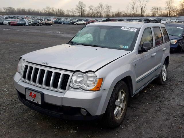 1J8HR48P19C537661 - 2009 JEEP GRAND CHER SILVER photo 2