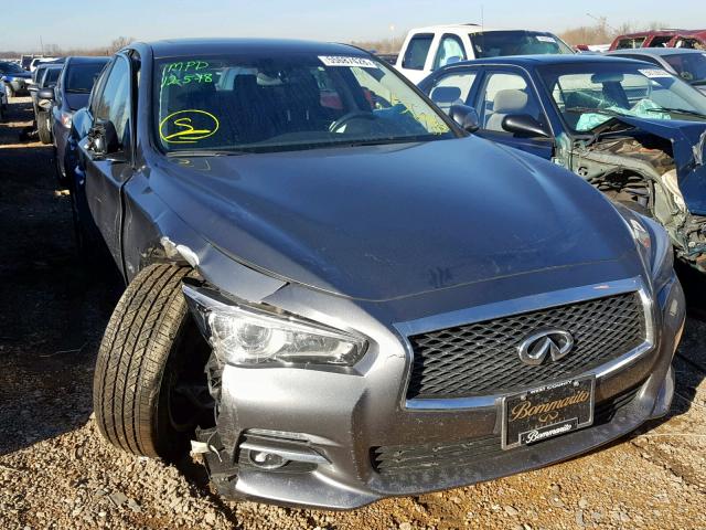 JN1CV7AR5HM681302 - 2017 INFINITI Q50 BASE GRAY photo 1