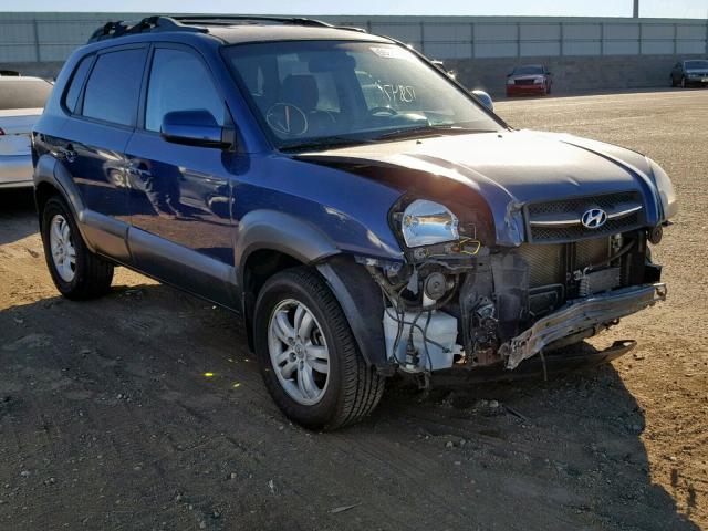 KM8JN12D17U685698 - 2007 HYUNDAI TUCSON SE BLUE photo 1