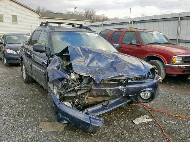 4S4BT62C357103854 - 2005 SUBARU BAJA SPORT BLUE photo 1