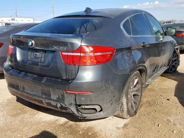 5UXFG83568LZ91760 - 2008 BMW X6 XDRIVE5 BLACK photo 4