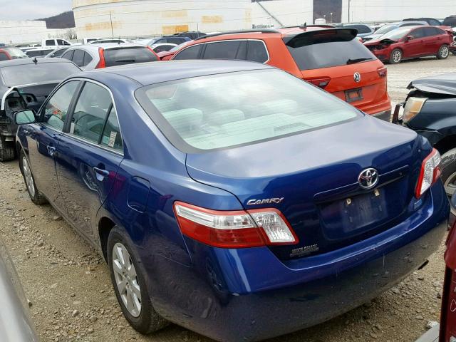 4T1BB46K58U046569 - 2008 TOYOTA CAMRY HYBR BLUE photo 3