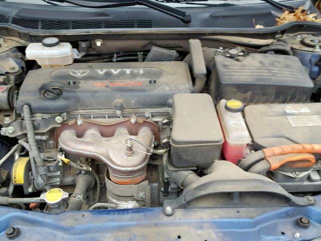 4T1BB46K58U046569 - 2008 TOYOTA CAMRY HYBR BLUE photo 7