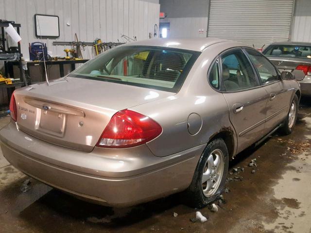 1FAFP55U14G173012 - 2004 FORD TAURUS SES TAN photo 4