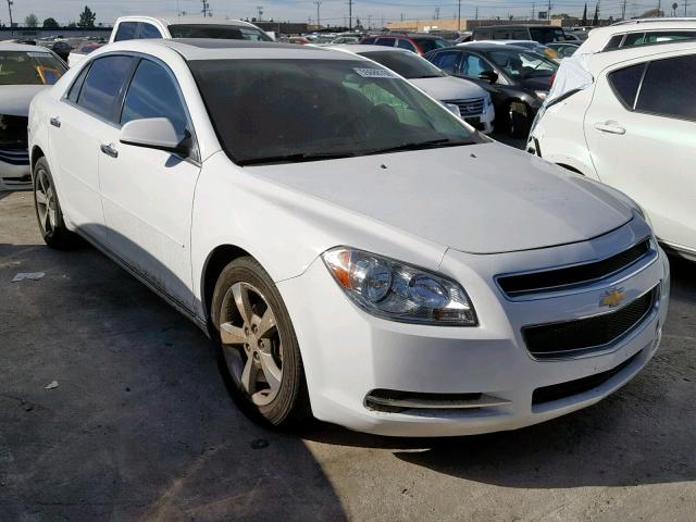 1G1ZC5E02CF286075 - 2012 CHEVROLET MALIBU 1LT WHITE photo 1