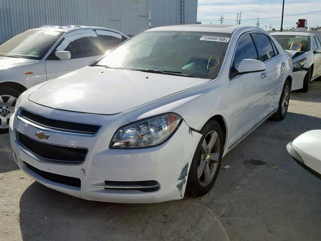 1G1ZC5E02CF286075 - 2012 CHEVROLET MALIBU 1LT WHITE photo 2