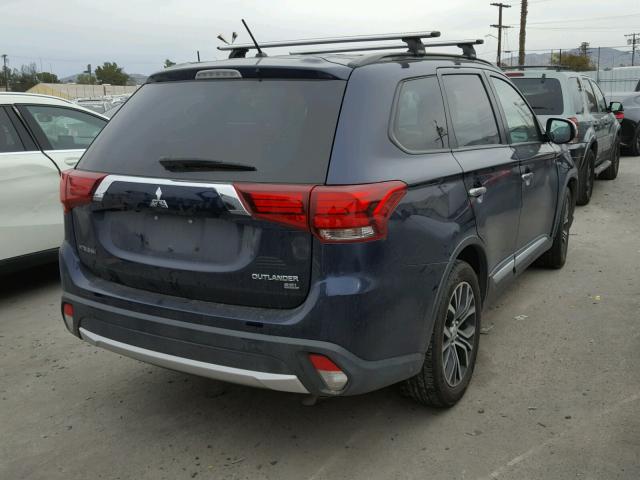 JA4AD3A31GZ061957 - 2016 MITSUBISHI OUTLANDER BLUE photo 4