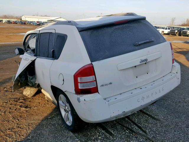 1J4NF4FBXAD570323 - 2010 JEEP COMPASS SP WHITE photo 3