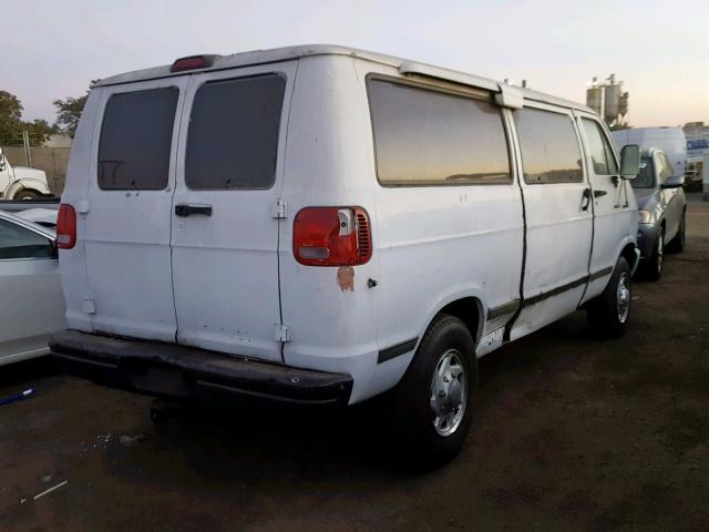 2B7KB31Z2VK597045 - 1997 DODGE RAM VAN B3 WHITE photo 4