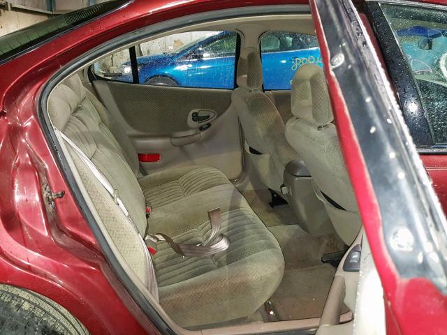 1G2WJ52K2YF238559 - 2000 PONTIAC GRAND PRIX RED photo 6