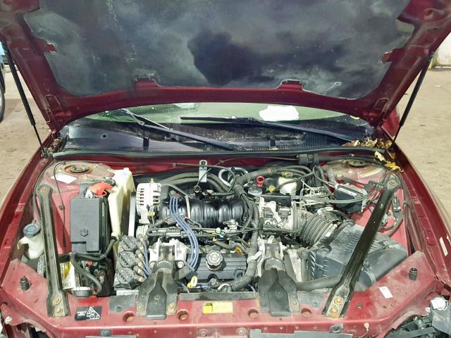 1G2WJ52K2YF238559 - 2000 PONTIAC GRAND PRIX RED photo 7