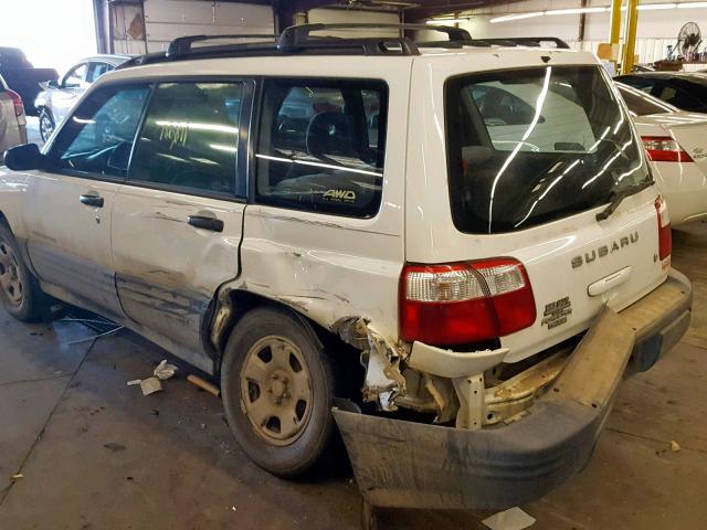 JF1SF63572H745176 - 2002 SUBARU FORESTER L WHITE photo 9