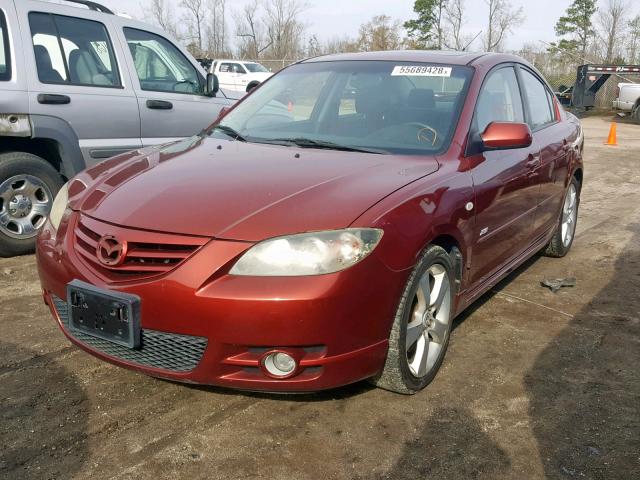 JM1BK323161422163 - 2006 MAZDA 3 S ORANGE photo 2