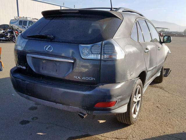 JTJGW31U962000234 - 2006 LEXUS RX 400 BLACK photo 4