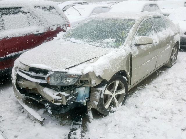 1G1ZC5E02CF303599 - 2012 CHEVROLET MALIBU 1LT 金色 照片 2