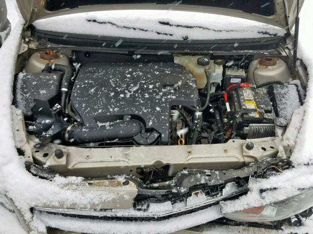 1G1ZC5E02CF303599 - 2012 CHEVROLET MALIBU 1LT 金色 照片 7