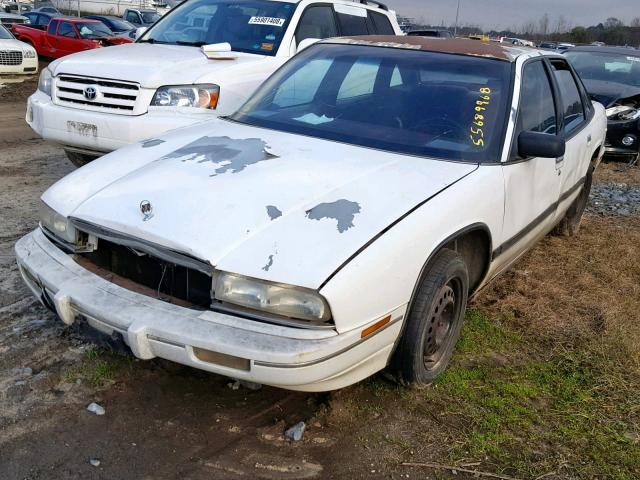 2G4WB54L4P1421784 - 1993 BUICK REGAL CUST WHITE photo 2