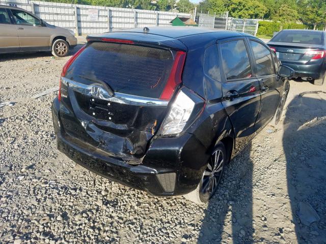 JHMGK5H77HS011003 - 2017 HONDA FIT EX BLACK photo 4