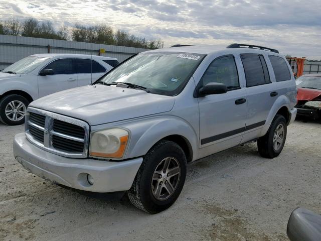 1D4HD48N25F571978 - 2005 DODGE DURANGO SL SILVER photo 2