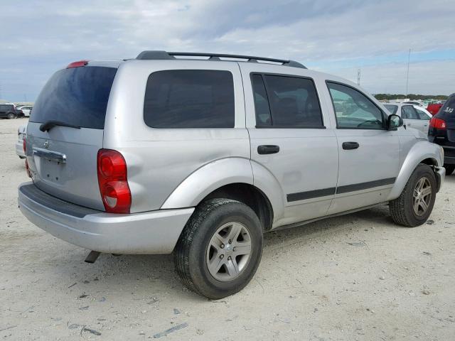 1D4HD48N25F571978 - 2005 DODGE DURANGO SL SILVER photo 4