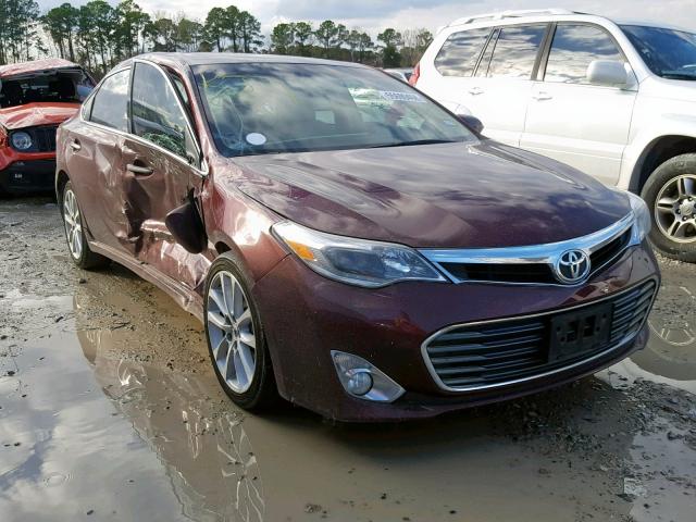 4T1BK1EB3DU006677 - 2013 TOYOTA AVALON BAS BURGUNDY photo 1