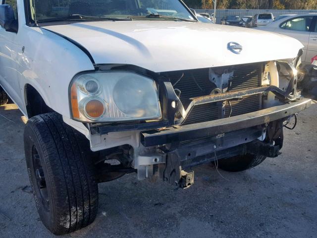 1N6ED29X92C380895 - 2002 NISSAN FRONTIER C WHITE photo 9