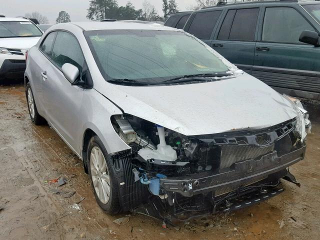 KNAFX6A87E5237511 - 2014 KIA FORTE EX SILVER photo 1