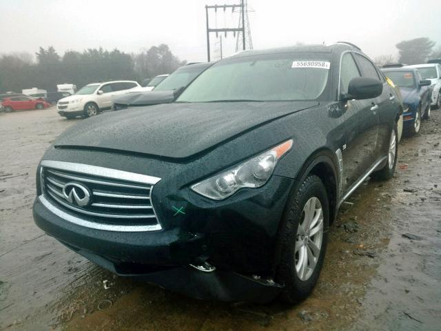 JN8CS1MU8FM381564 - 2015 INFINITI QX70 BLACK photo 2