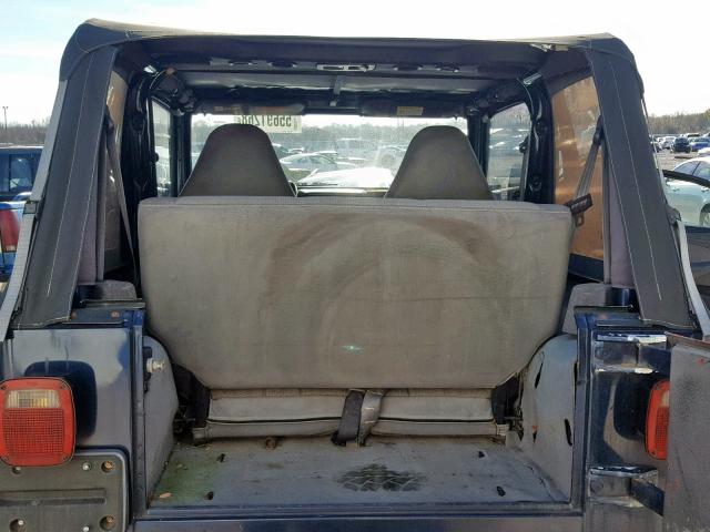 1J4FY29P4VP527711 - 1997 JEEP WRANGLER / BLUE photo 9