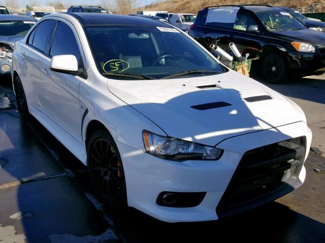 JA32W5FV1DU024084 - 2013 MITSUBISHI LANCER EVO WHITE photo 1