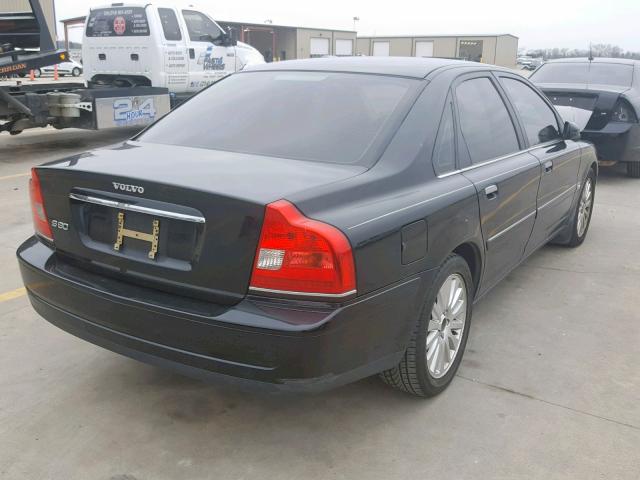 YV1TS592761444966 - 2006 VOLVO S80 2.5T BLACK photo 4