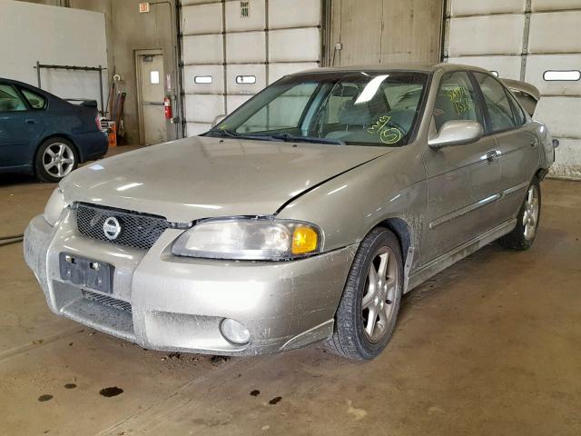 3N1AB51D32L716381 - 2002 NISSAN SENTRA SE- GOLD photo 2