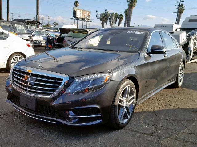 WDDUG8CB8EA018634 - 2014 MERCEDES-BENZ S 550 BLACK photo 2