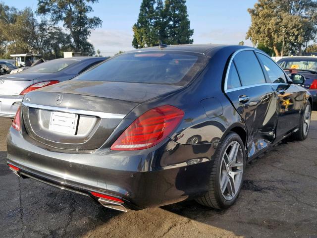 WDDUG8CB8EA018634 - 2014 MERCEDES-BENZ S 550 BLACK photo 4